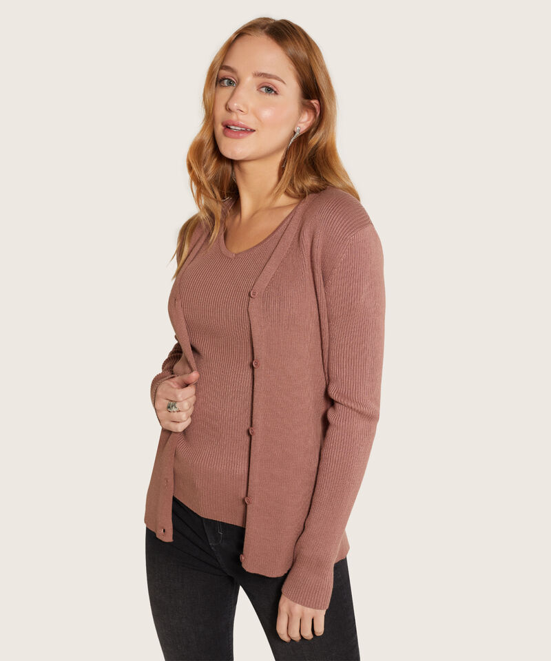 Saco Abierto Con Camisilla Interna