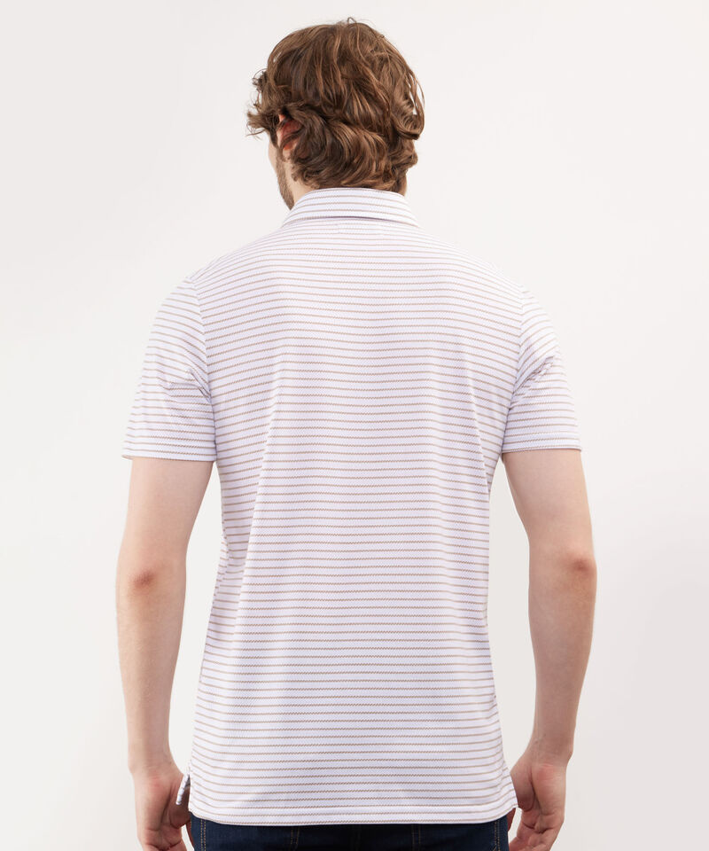 Polo Estampada Silueta Regular