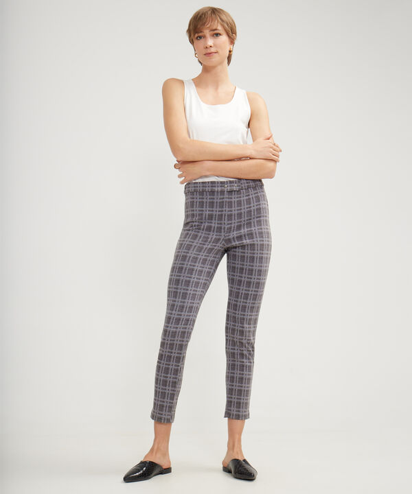 Legging Tiro Alto, Pretina Cruzada Con Broches image number null