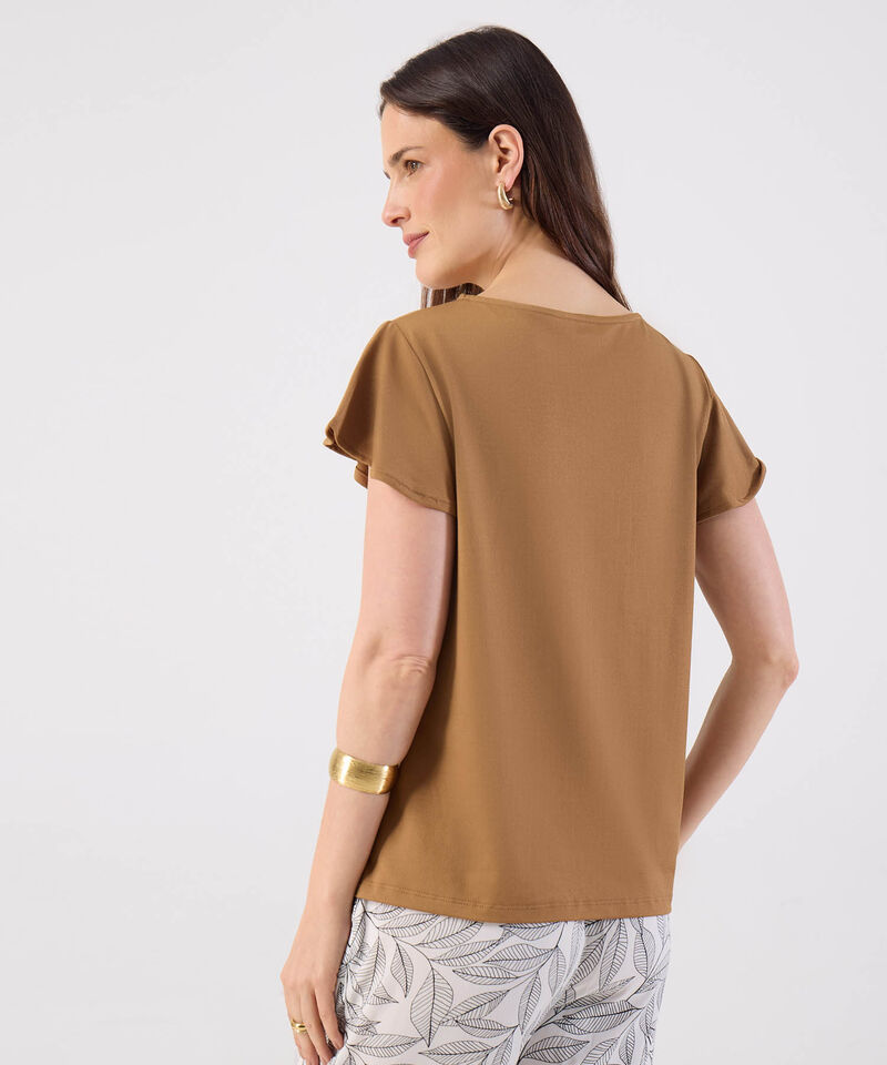 Camiseta manga corta Unicolor