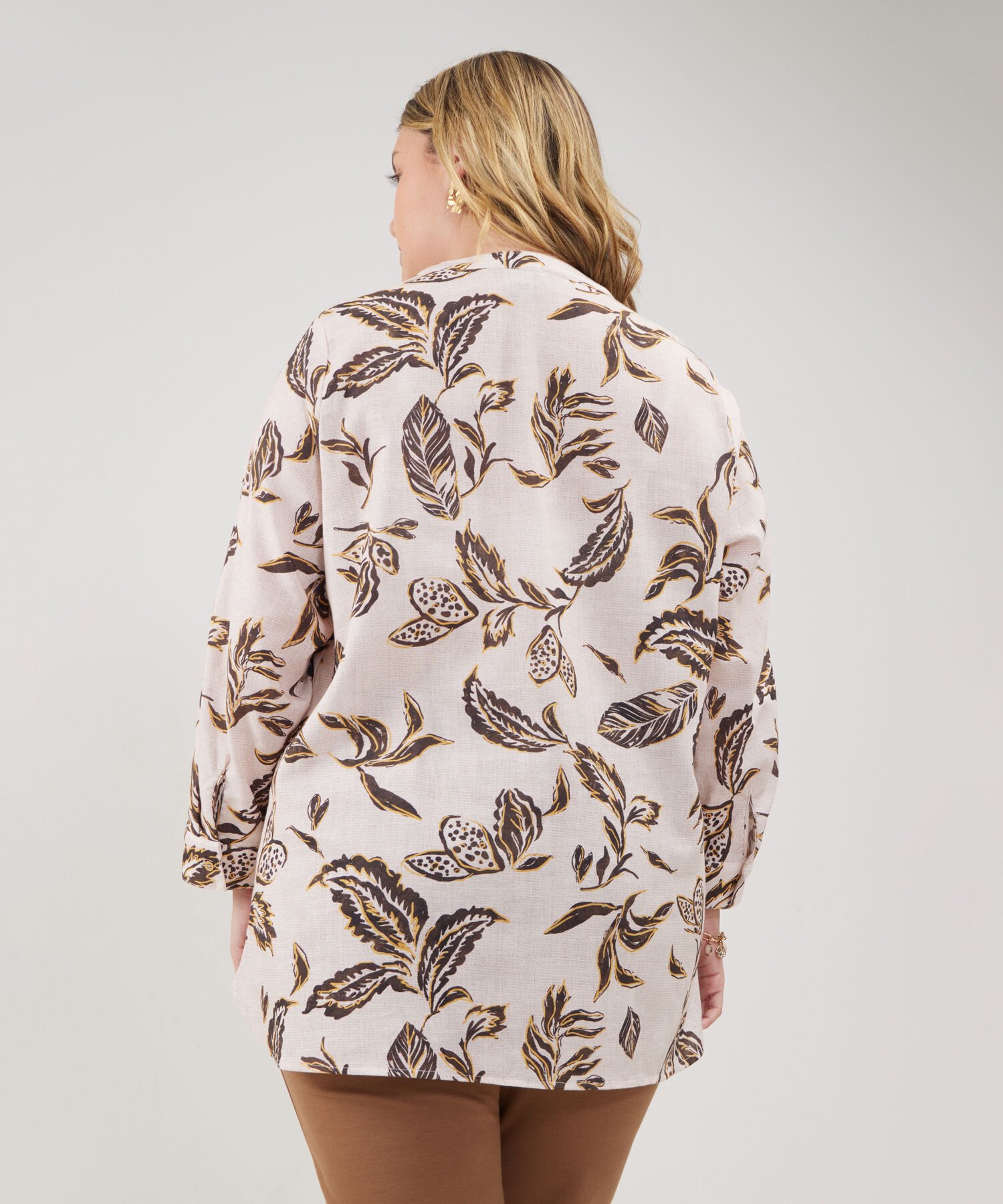 Blusa Manga 3/4  Estampada
