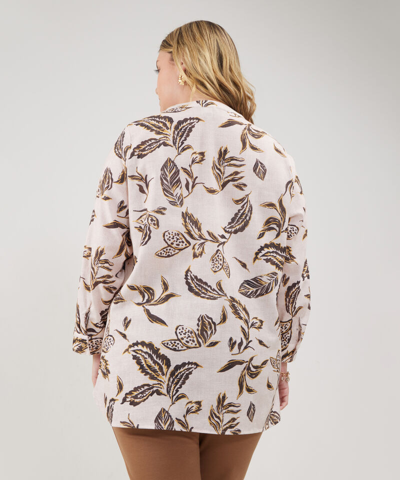 Blusa Manga 3/4  Estampada