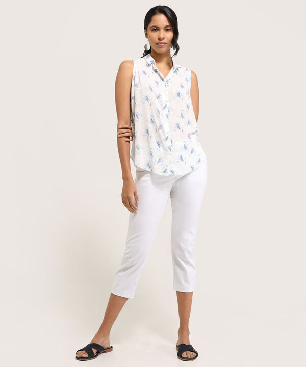 Pantalon Capri Bolsillos image number null