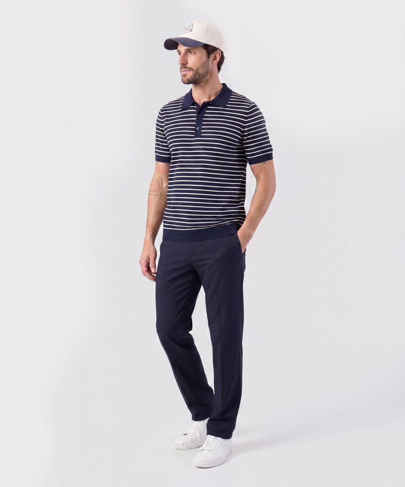 Polo Tejida Para Hombre