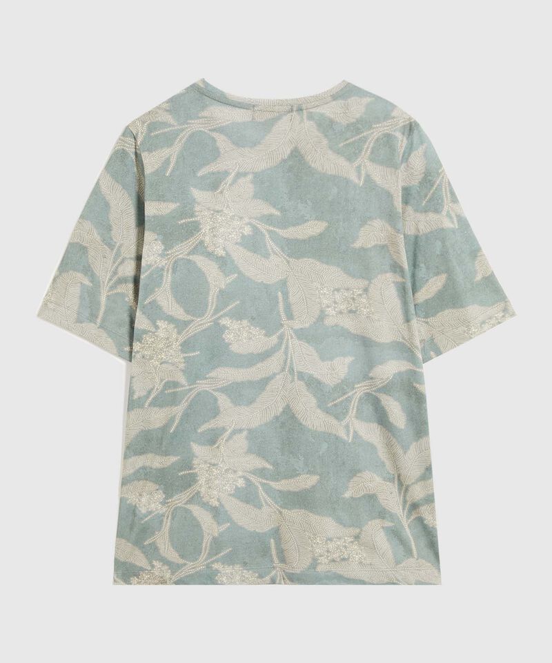 Camiseta Estampado Botánico