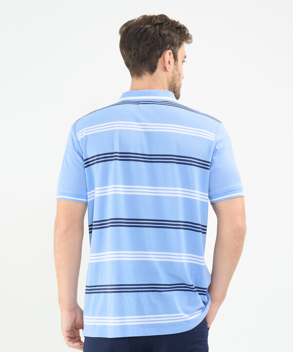 Polo Tejida con Franjas
