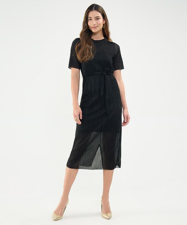 Vestido Midi con Brillos image number null