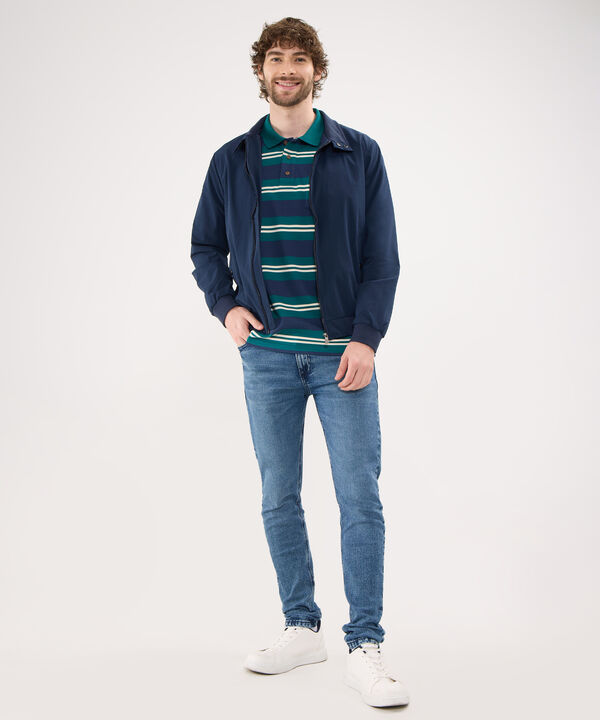 Polo Listador Cuello Tejido image number null