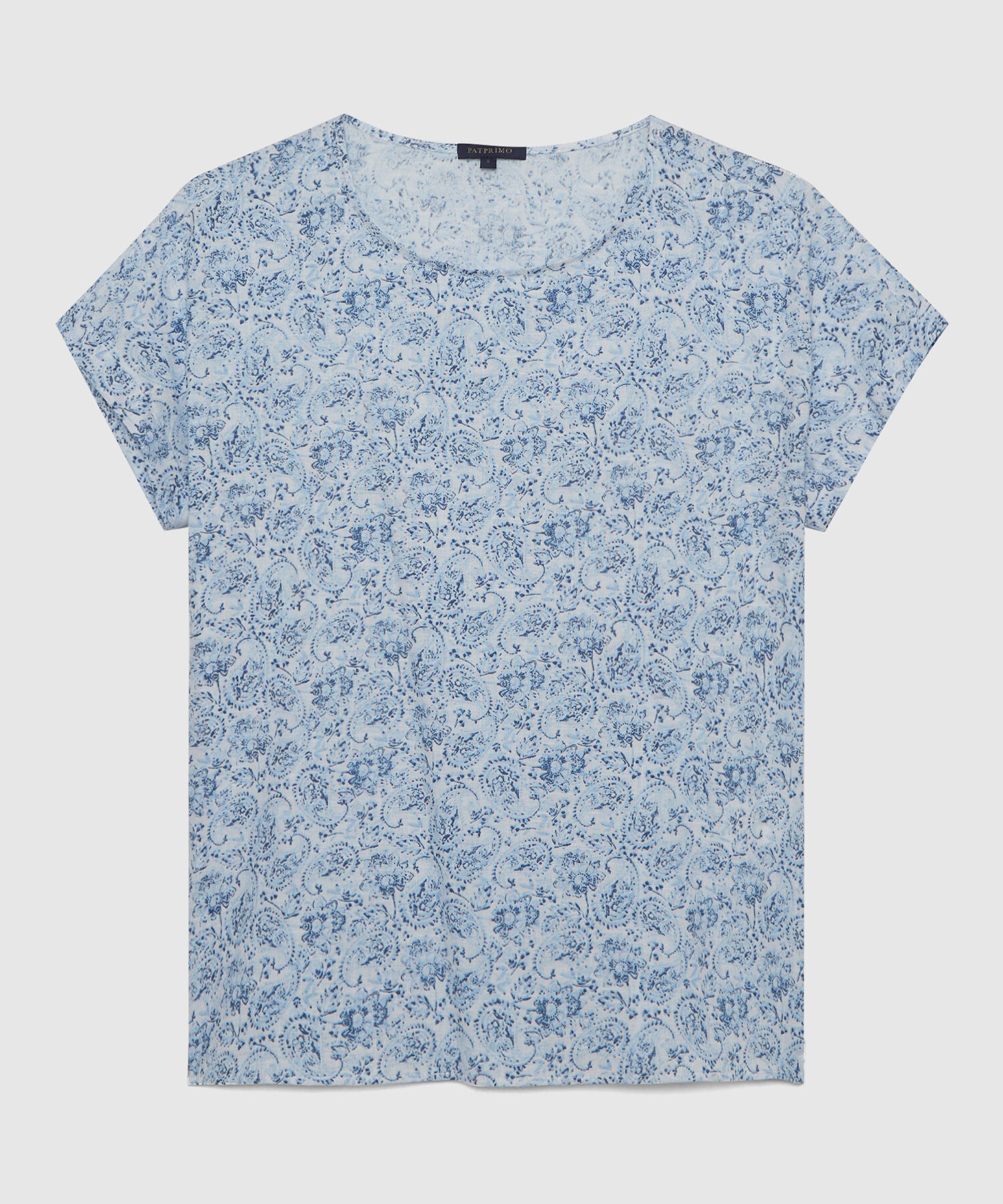 Blusa Manga Corta Estampada