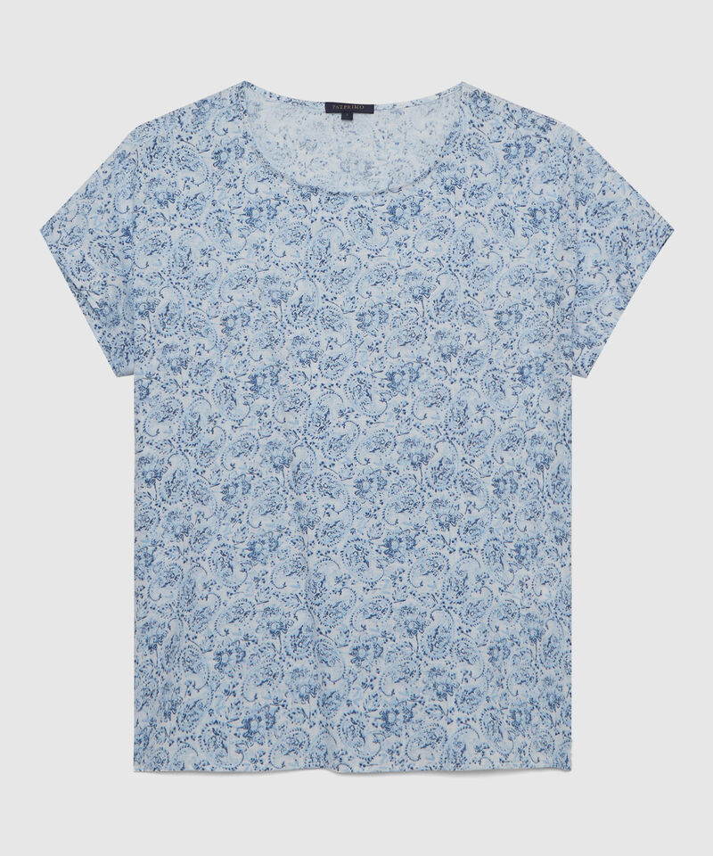 Blusa Manga Corta Estampada