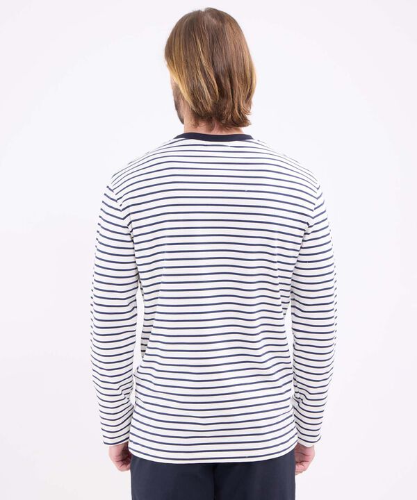 Camiseta A Rayas Para Hombre