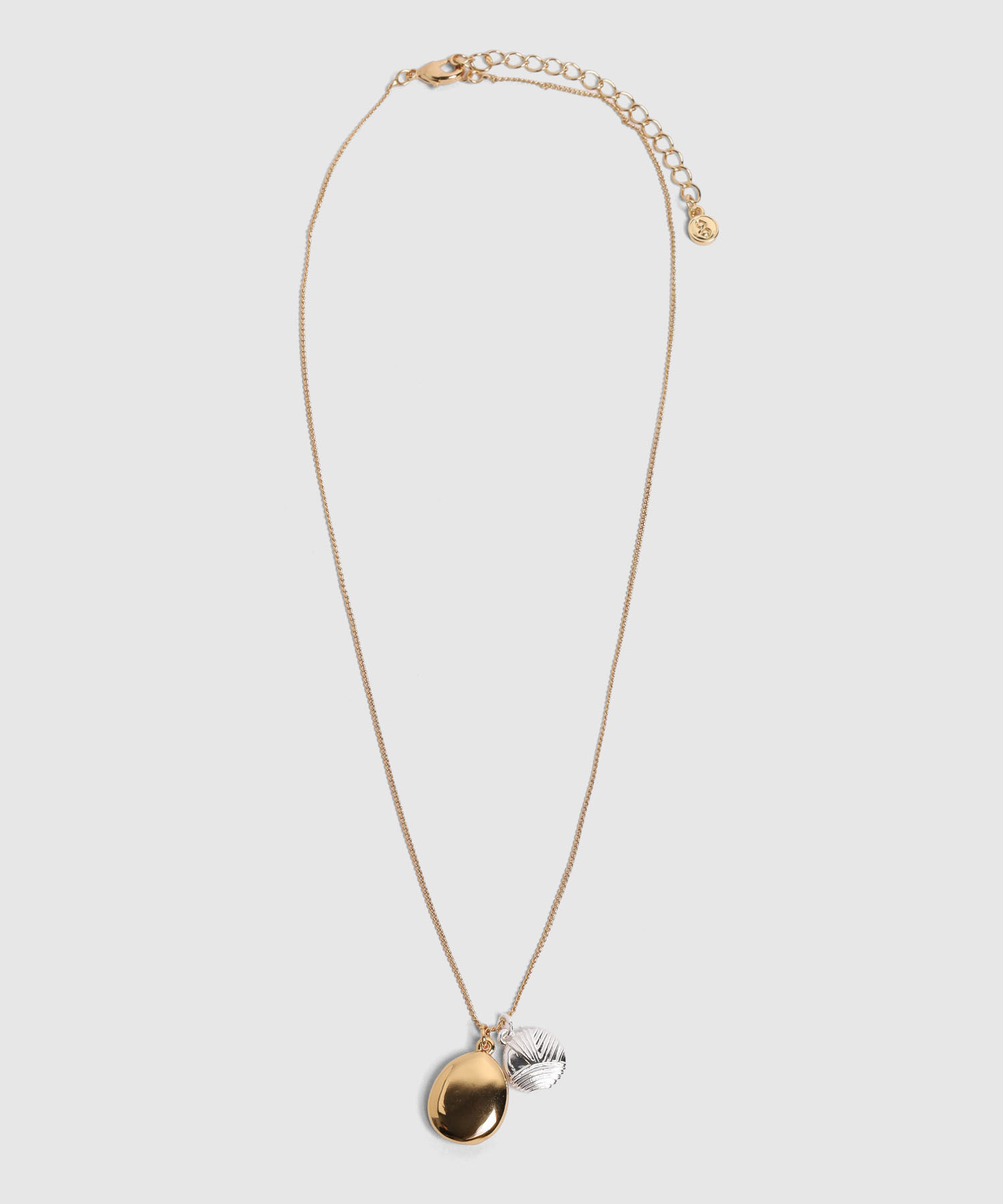 Collar De Doble Dije Org&aacute;nico Para Mujer