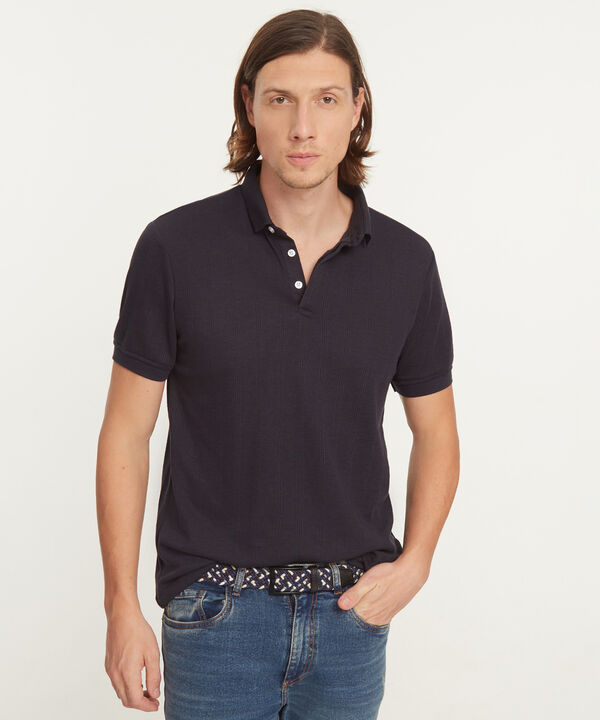 Polo Textura Unicolor image number null