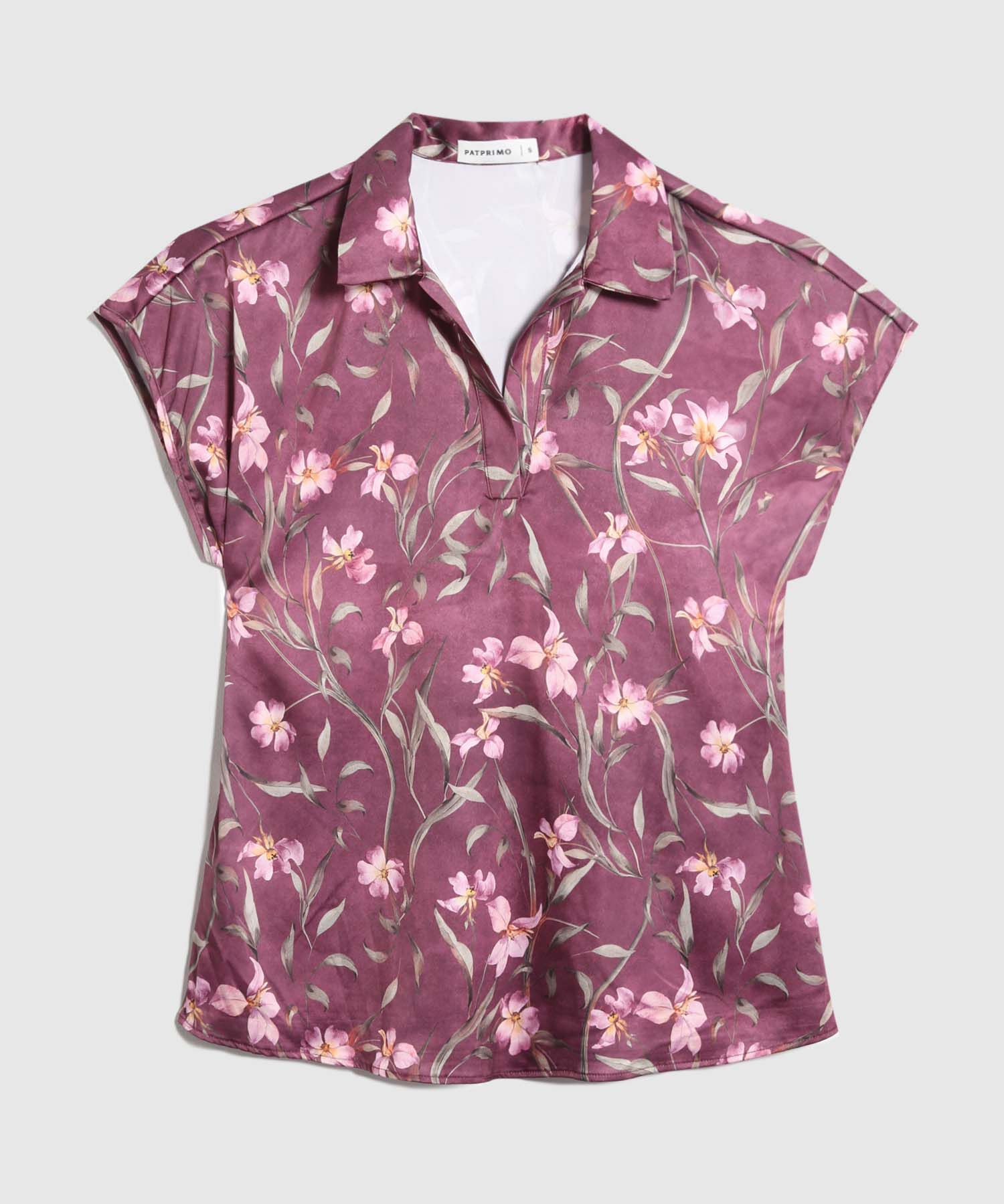 Blusa Manga Corta Estampada 