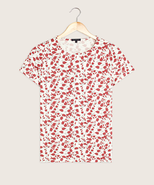 Camiseta Manga Corta Cuello Redondo Estampada