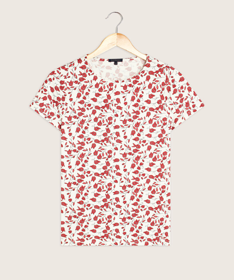 Camiseta Manga Corta Cuello Redondo Estampada