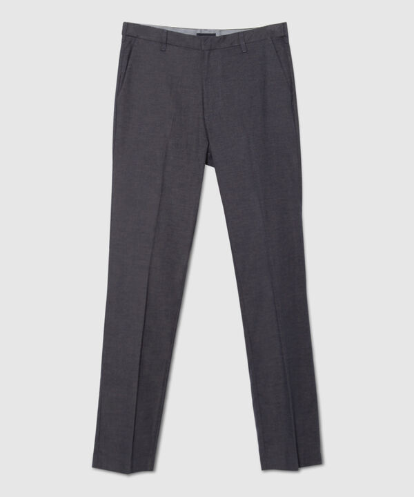 Pantal&oacute;n Chino Con Detalles De Pretina