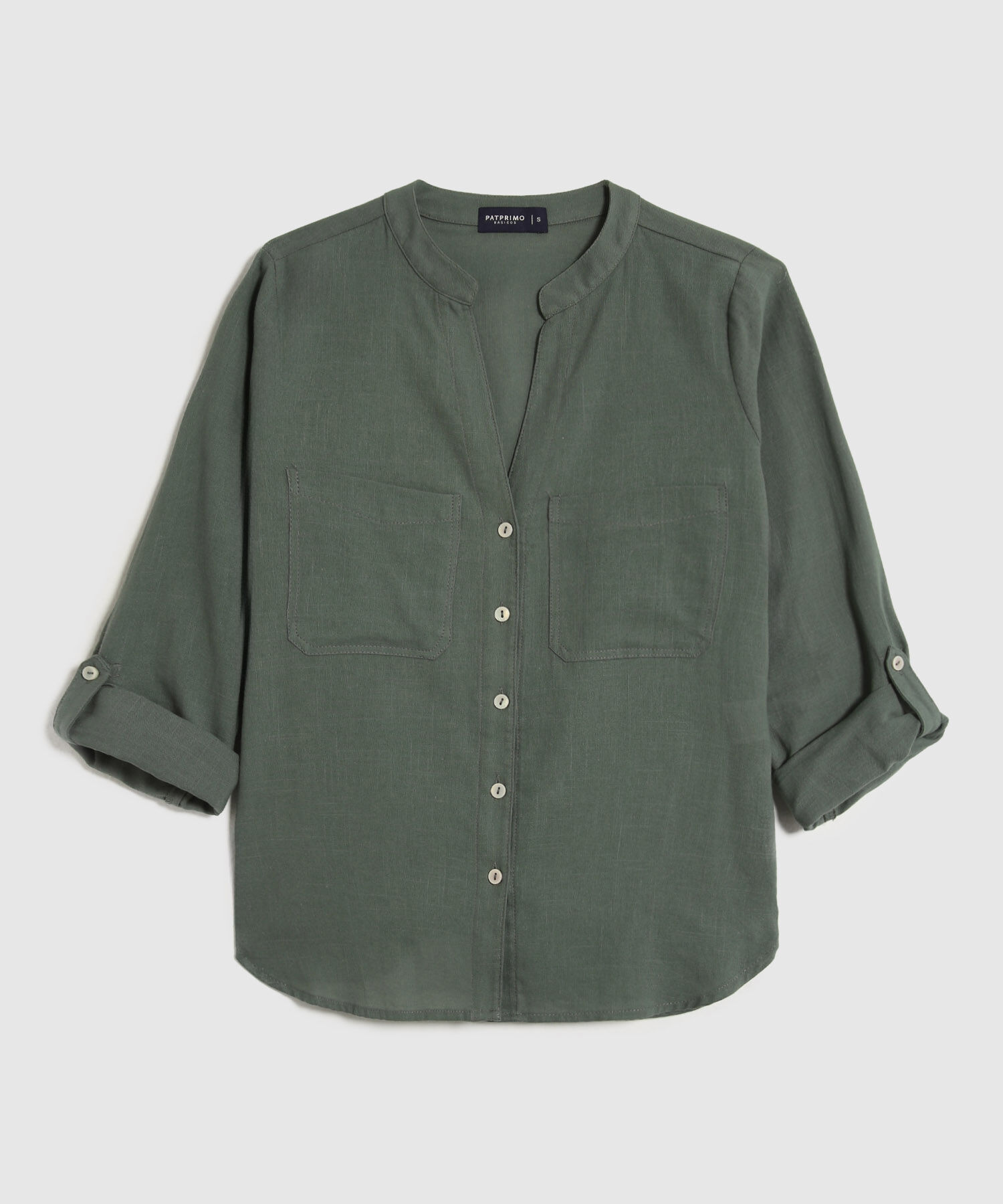 Blusa Manga Larga Unicolor