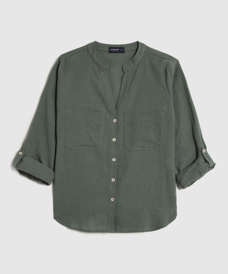 Blusa Manga Larga Unicolor