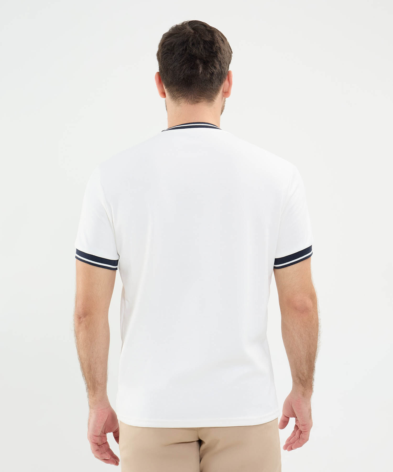 Camiseta Cuello Tejido