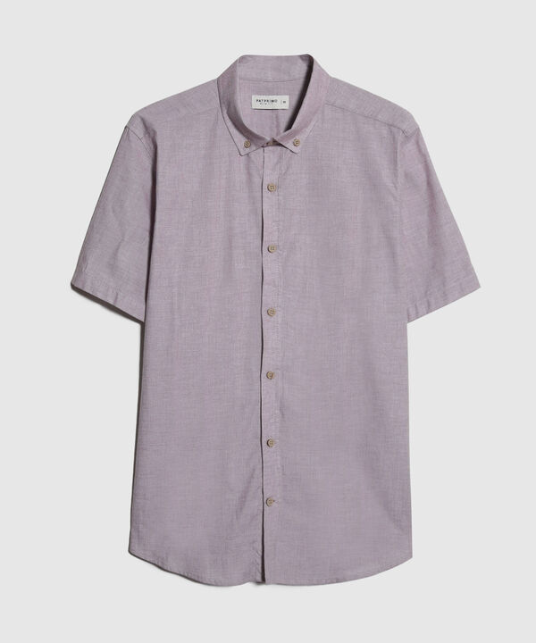 Camisa en Efecto Rústico