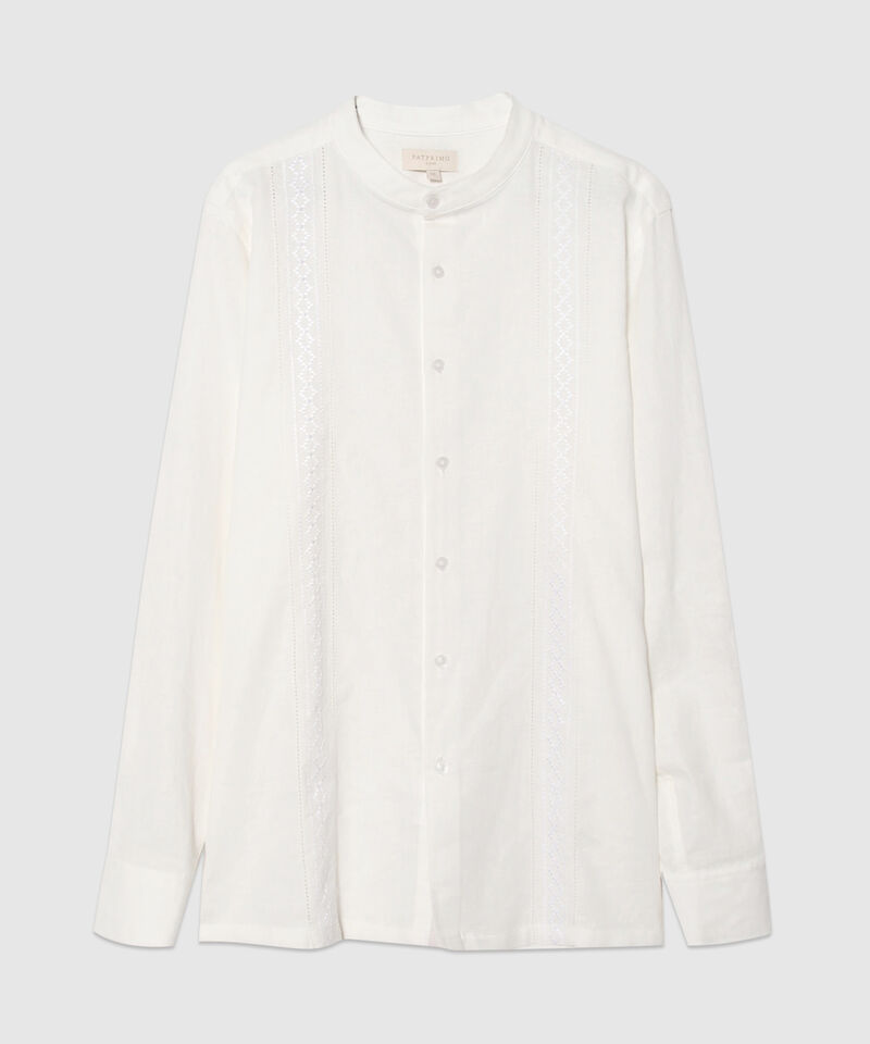Camisa Guayabera Cuello Neru