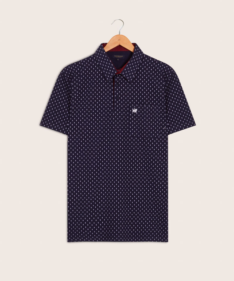 Polo Estampada Cuello Duro Surtido