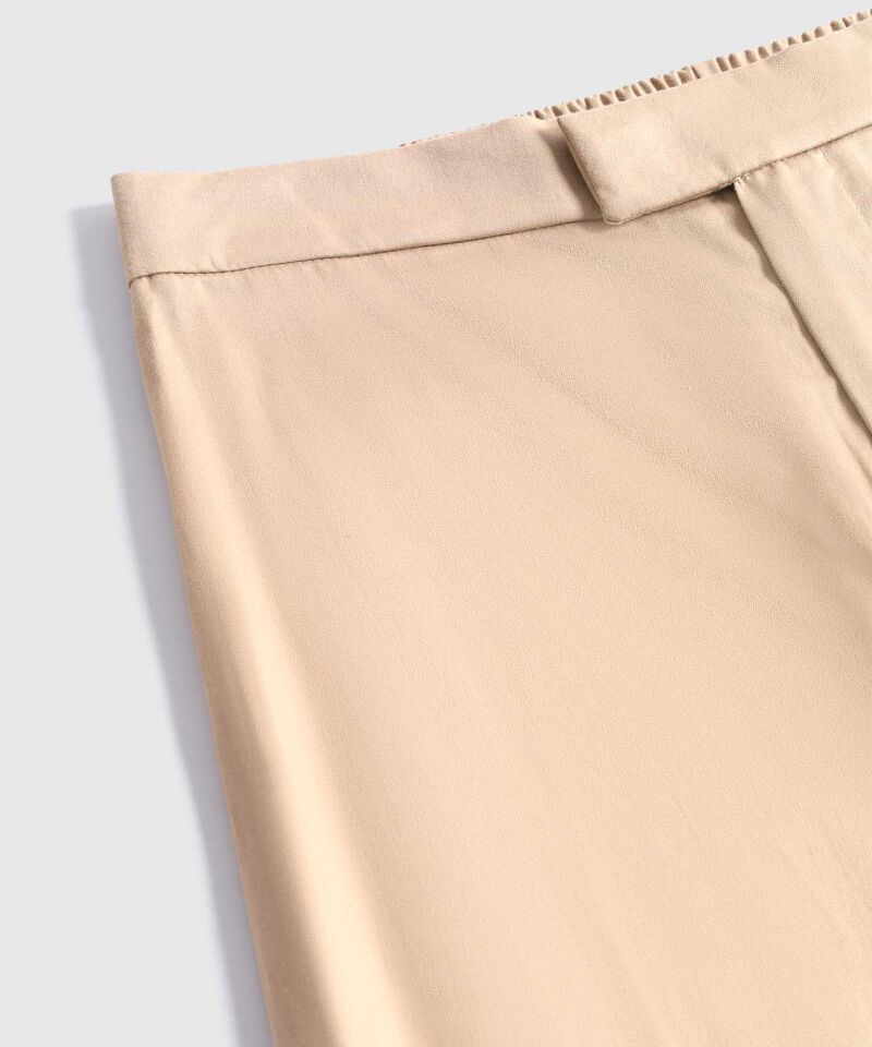 Pantalón Mujer Culotte Ancho Cintura Elástica