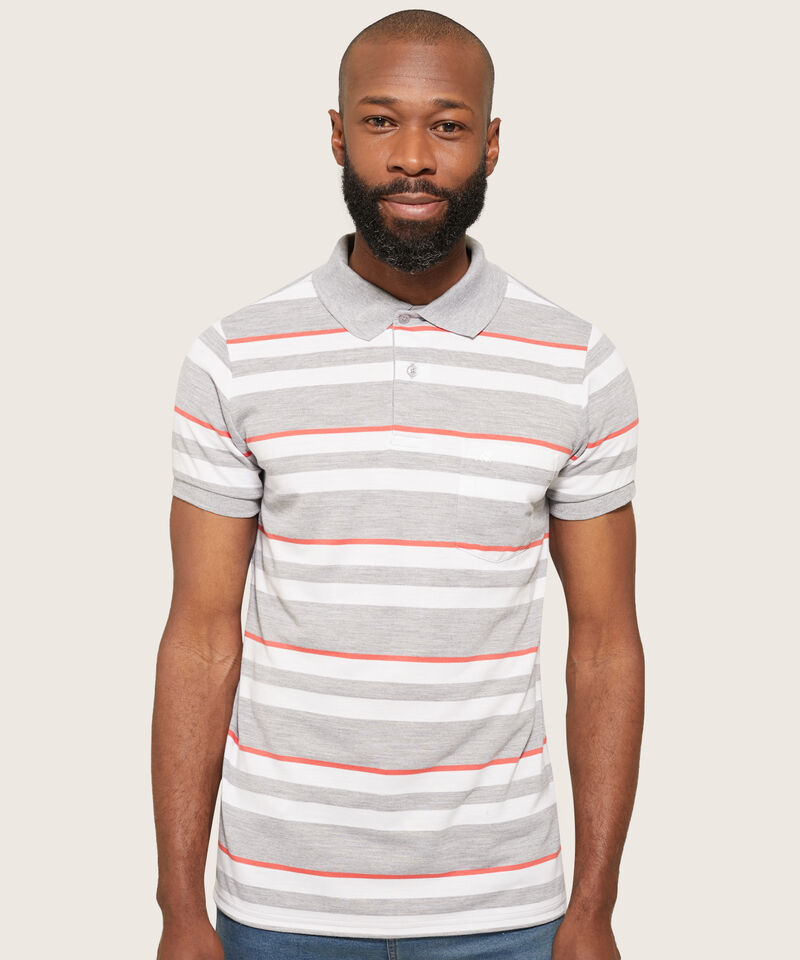 Polo Manga Corta a Rayas