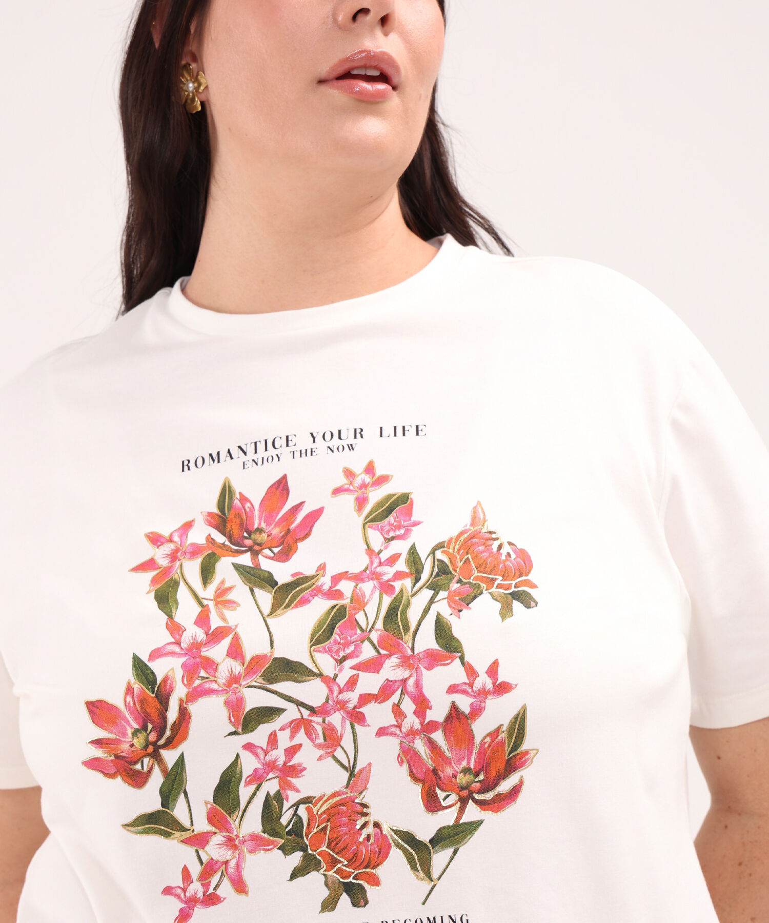 Camiseta Unicolor Con Screen