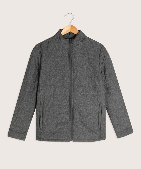 Chaqueta Acolchada Con Tejido Prete&ntilde;ido image number null