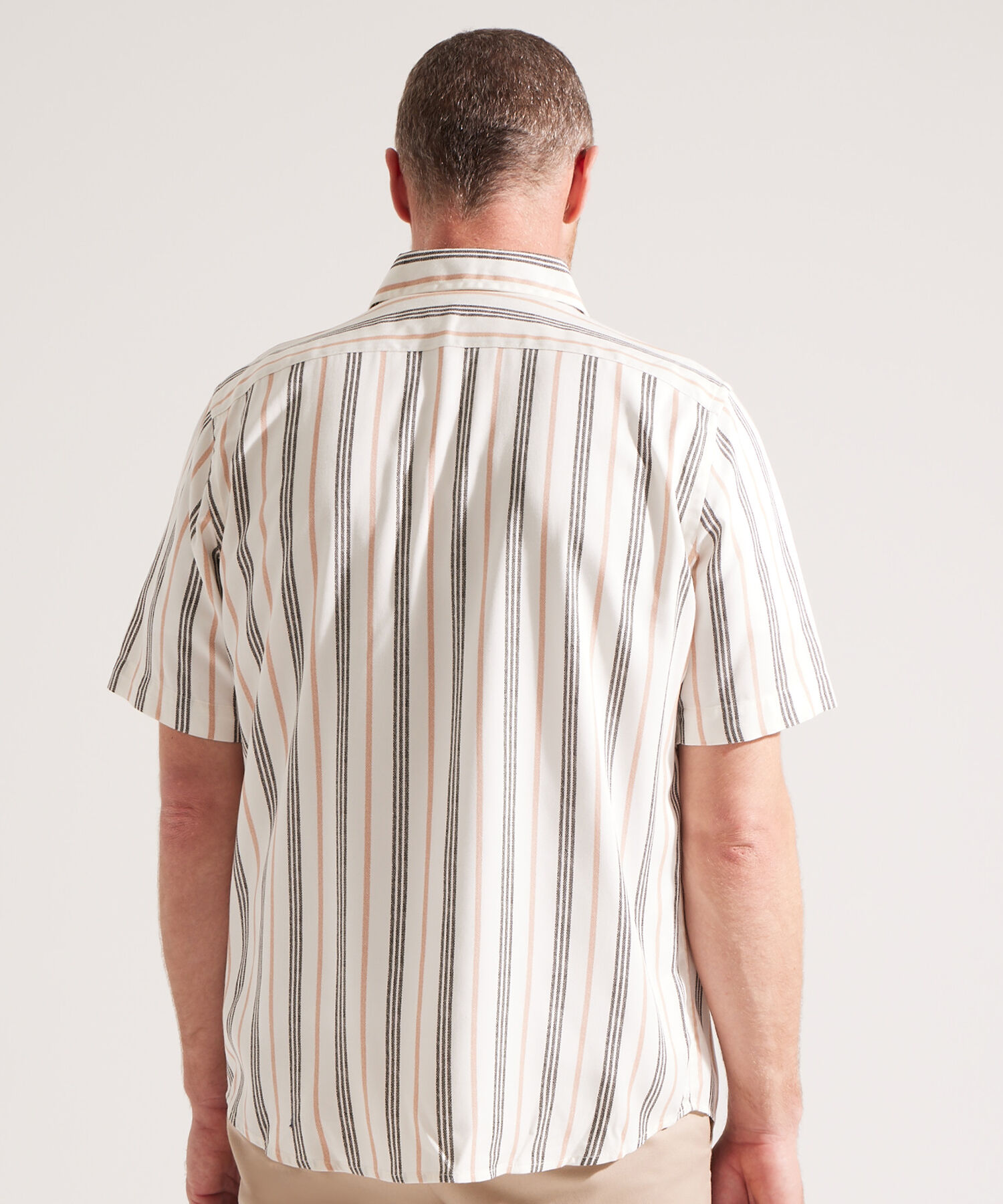 Camisa a Rayas con Bolsillo