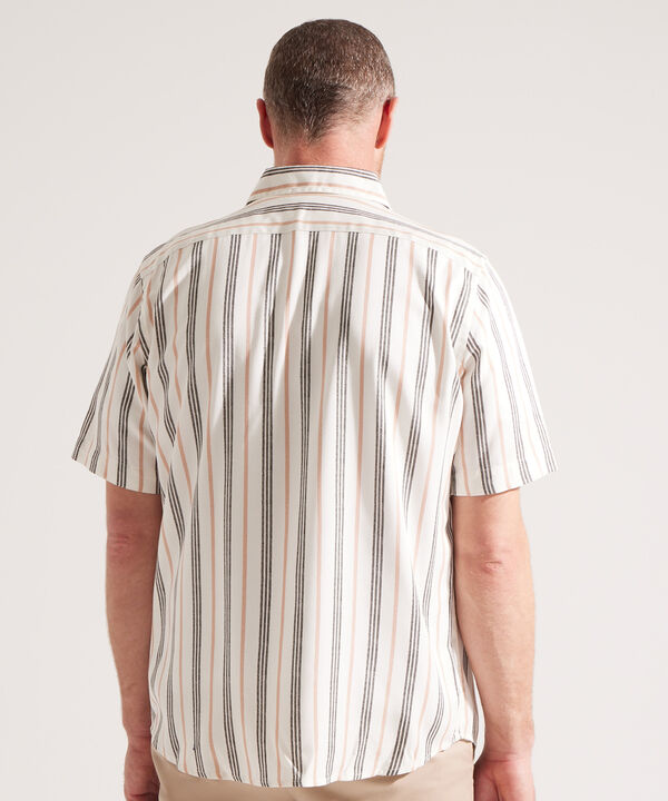 Camisa a Rayas con Bolsillo image number null