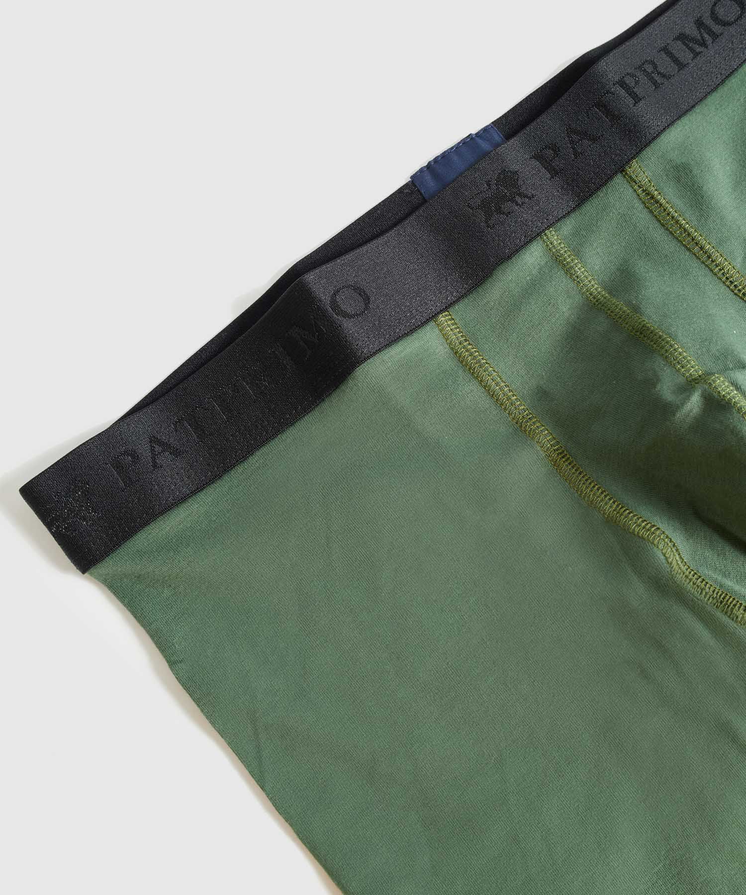 Boxer Medio Con Pretina El&aacute;stica Para Hombre