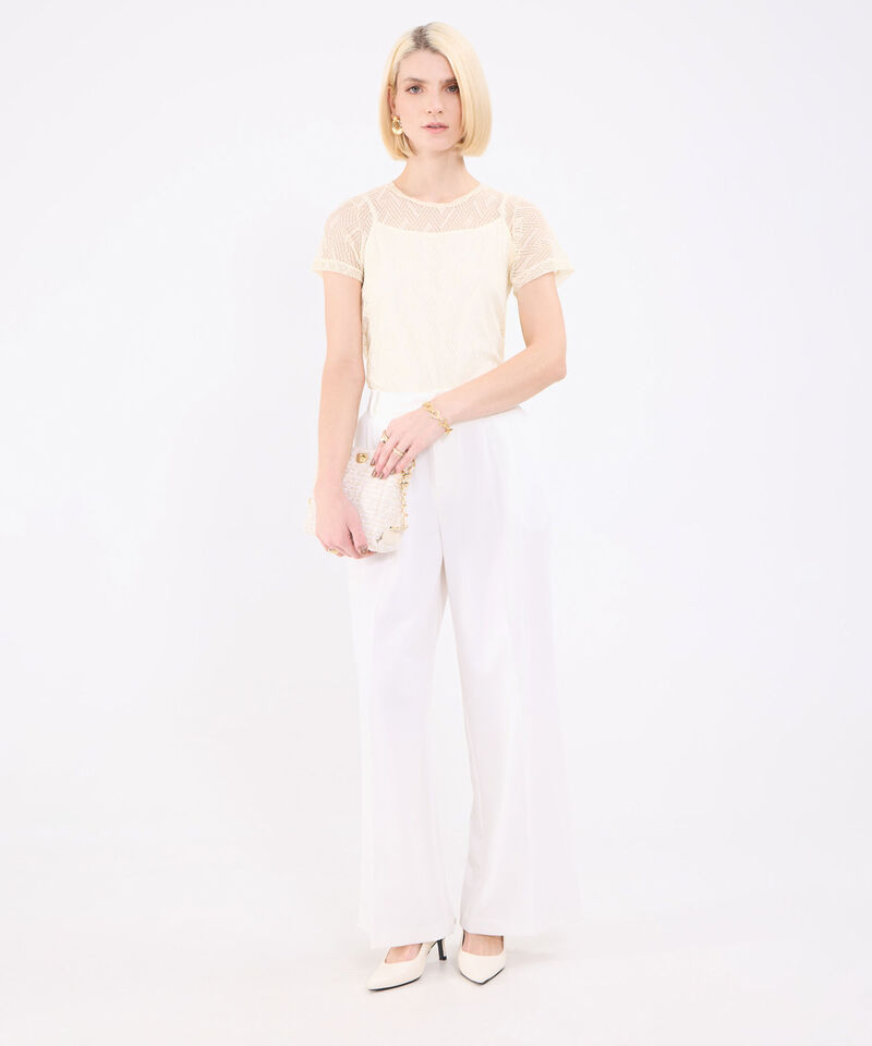 Camiseta Texturisada Para Mujer
