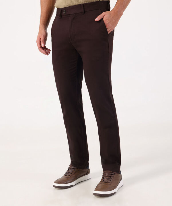 Pantal&oacute;n Unicolor Slim Fit Con Textura image number null
