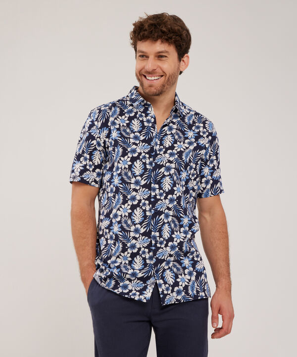 Camisa Manga Corta Estampada image number null