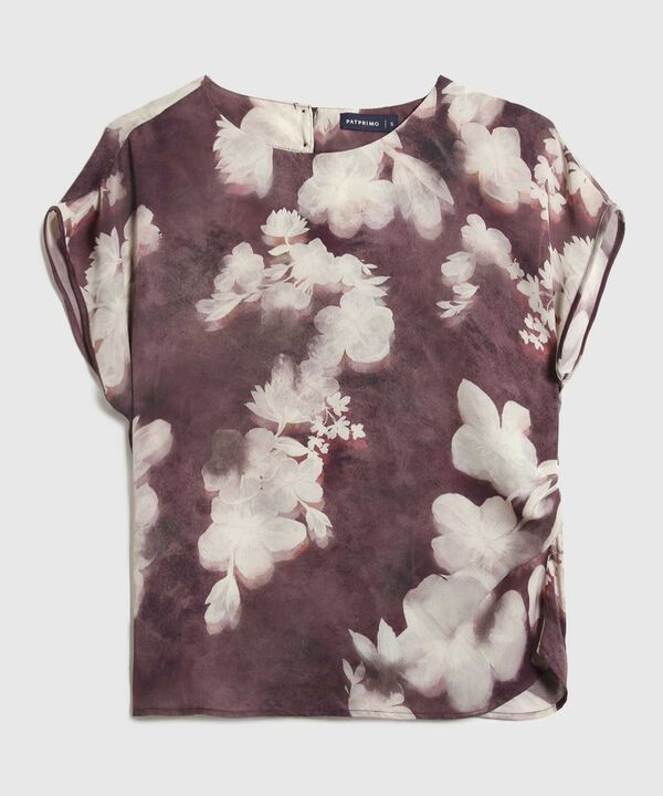 Blusa Manga Corta Estampada image number null