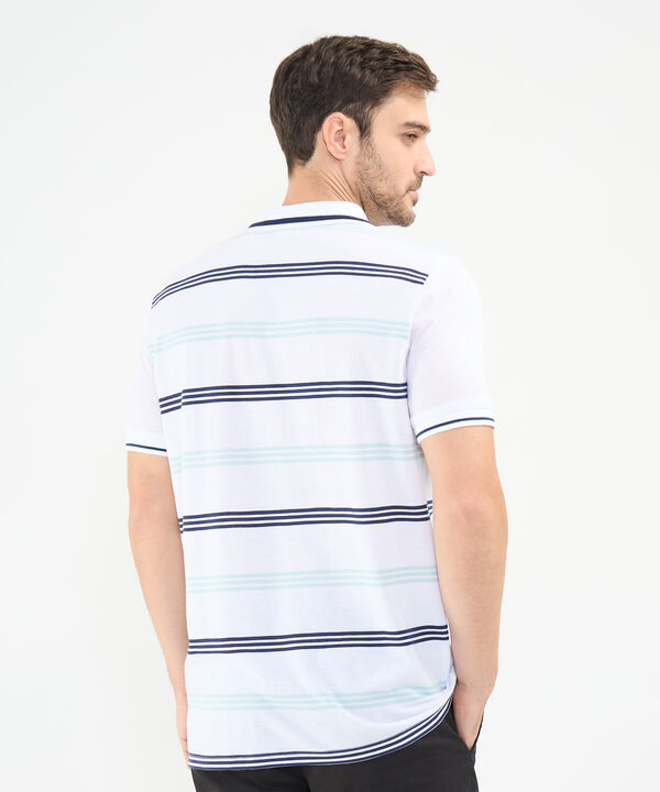 Polo Tejida con Franjas