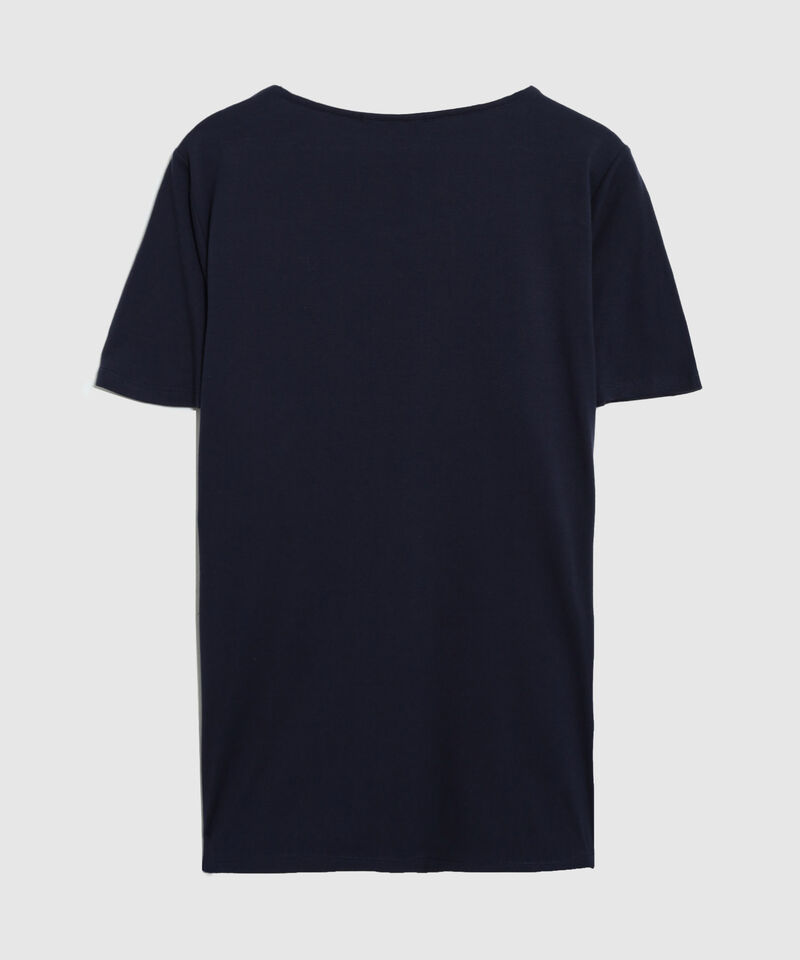 Camiseta B&aacute;sica De Cuello Redondo Mujer Curvy