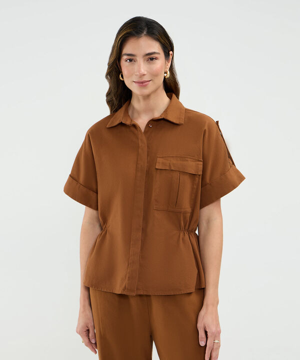 Camisa con Bolsillo de Tapa image number null