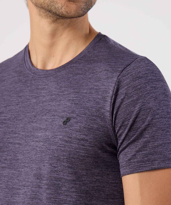 Camiseta Deportiva Jaspeada Para Hombre image number null