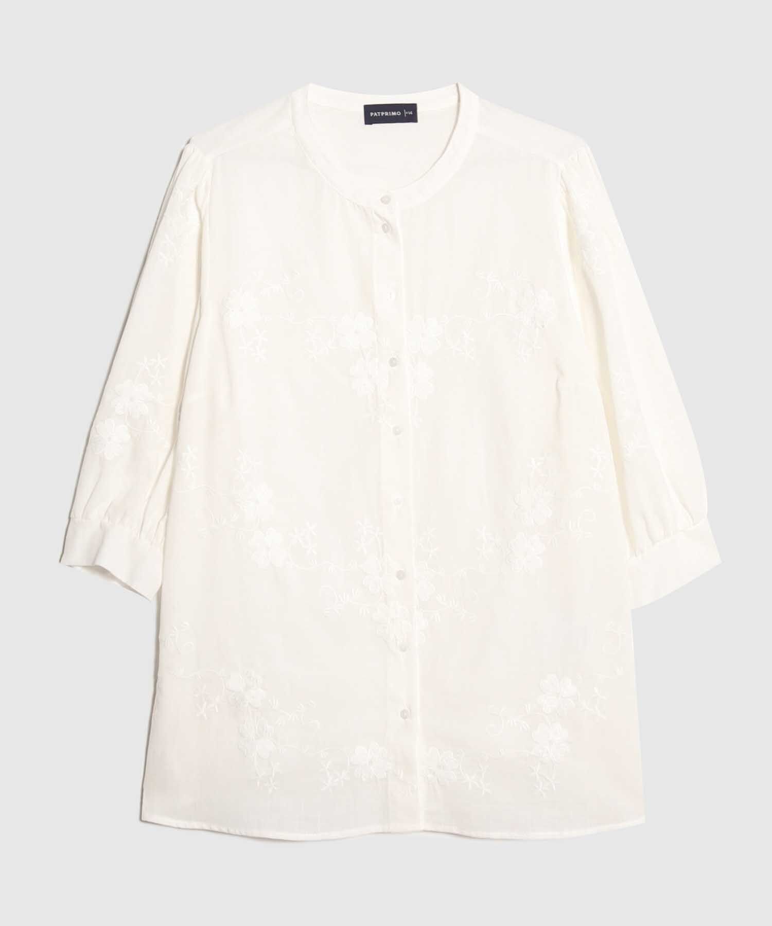 Blusa con Bordado Floral