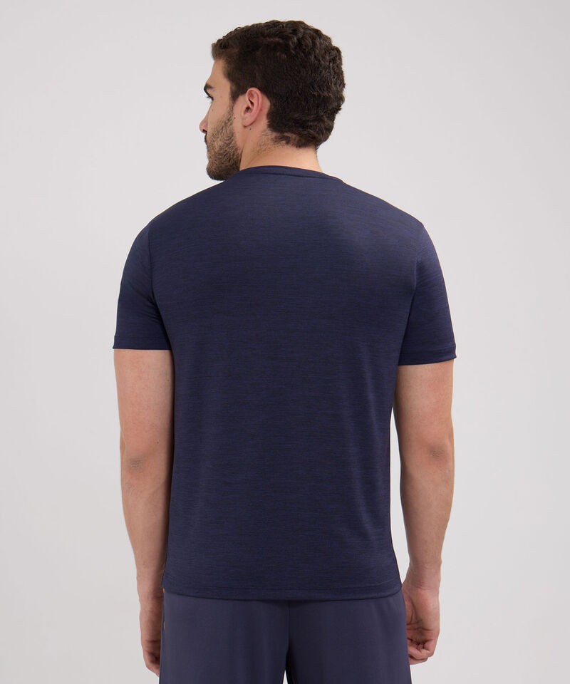 Camiseta Manga Corta Cuello Redondo Jaspe