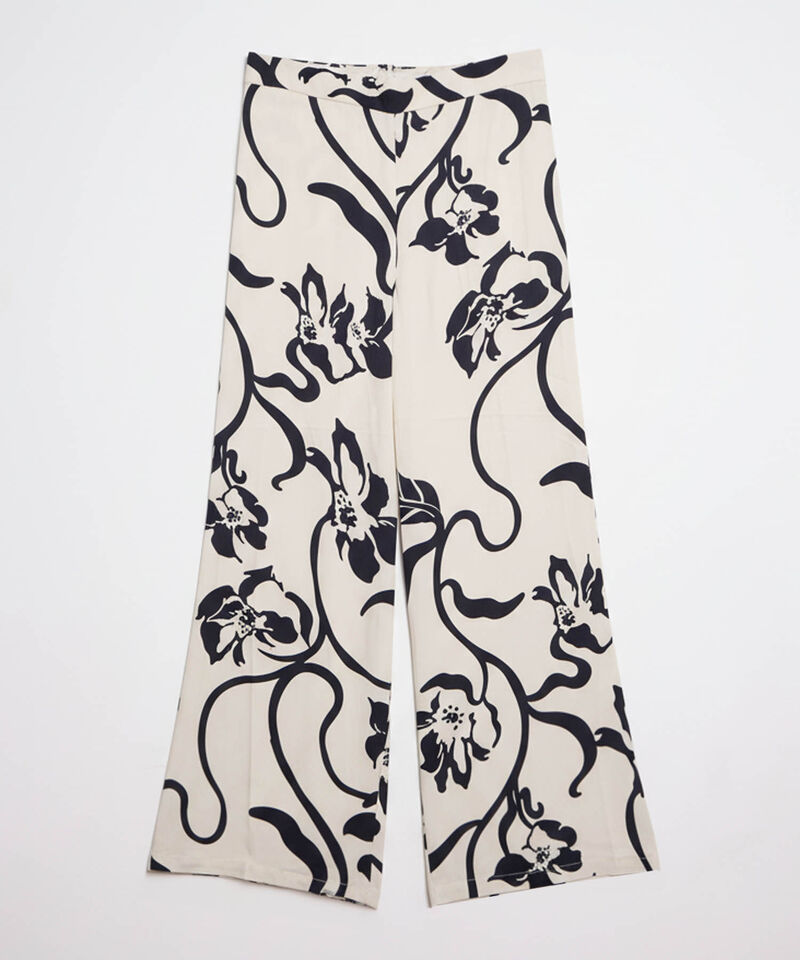 Pantal&oacute;n Estampado de Ca&iacute;da Fluida para Mujer