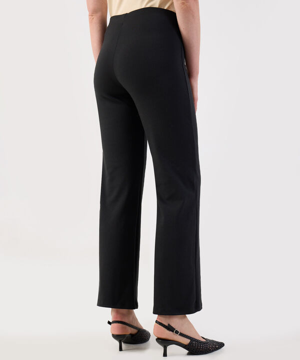 Leggings Mujer Talle Alto Botones Decorativos