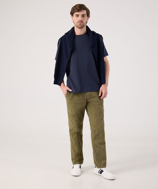 Jogger unicolor con cinta para ajustar  image number null