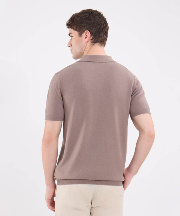 Polo Unicolor Tejida