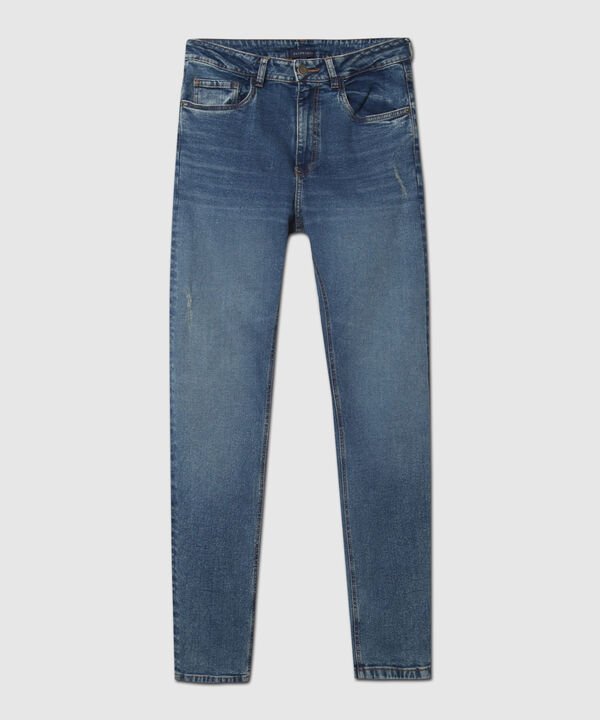 Jean Patprimo Masculino Slim Tapper Tono Medio