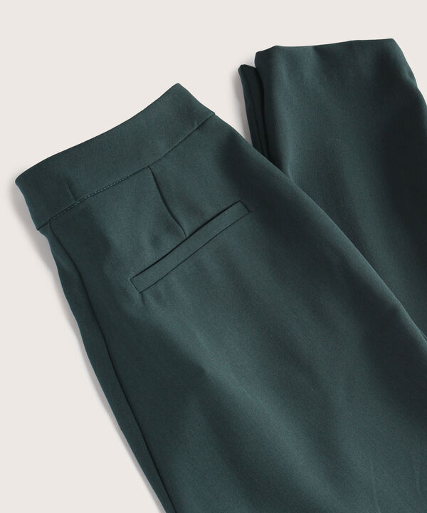 Pantalón Unicolor Con Bolsillos image number null